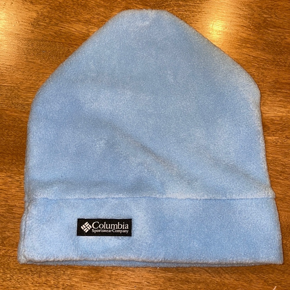 Light blue fleece cap